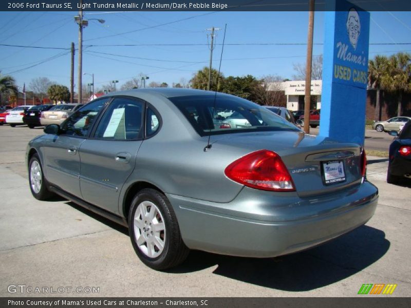 Light Tundra Metallic / Medium/Dark Pebble Beige 2006 Ford Taurus SE