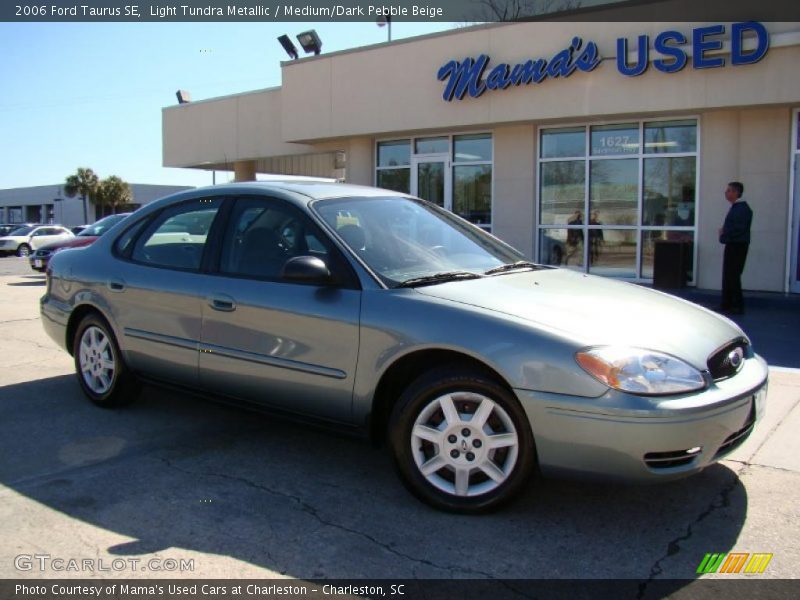 Light Tundra Metallic / Medium/Dark Pebble Beige 2006 Ford Taurus SE