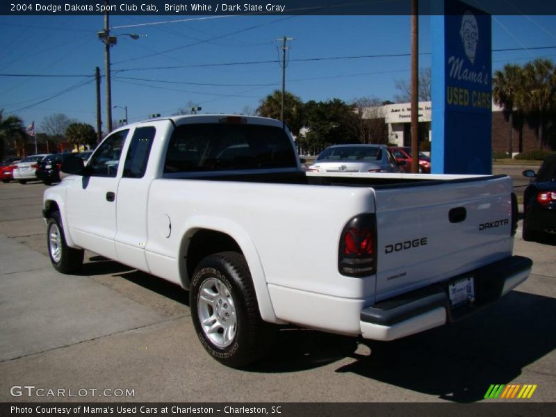 Bright White / Dark Slate Gray 2004 Dodge Dakota Sport Club Cab