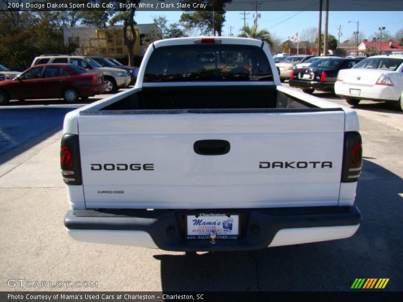 Bright White / Dark Slate Gray 2004 Dodge Dakota Sport Club Cab