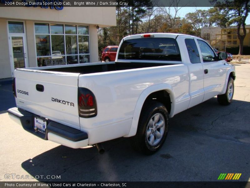 Bright White / Dark Slate Gray 2004 Dodge Dakota Sport Club Cab