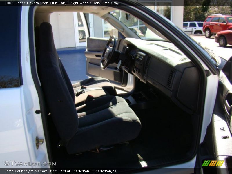 Bright White / Dark Slate Gray 2004 Dodge Dakota Sport Club Cab