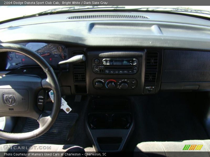 Bright White / Dark Slate Gray 2004 Dodge Dakota Sport Club Cab