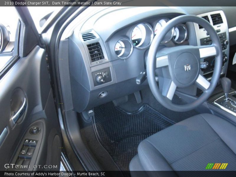 Dark Titanium Metallic / Dark Slate Gray 2010 Dodge Charger SXT