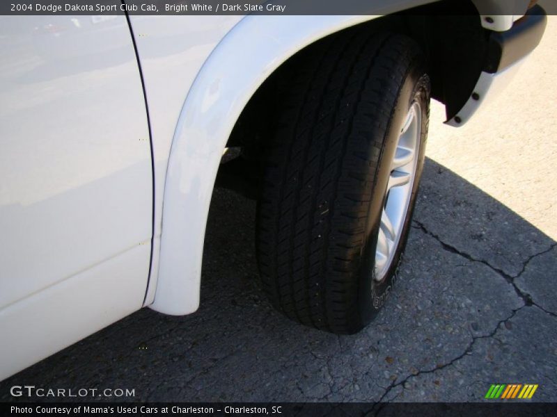 Bright White / Dark Slate Gray 2004 Dodge Dakota Sport Club Cab