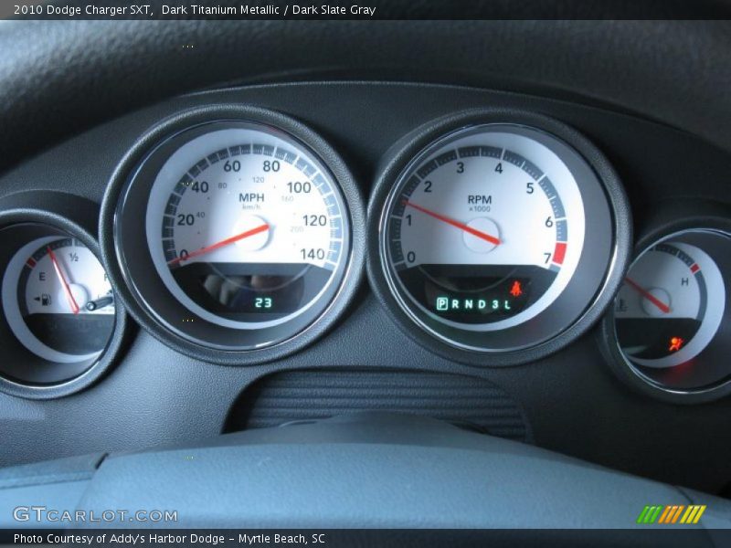 Dark Titanium Metallic / Dark Slate Gray 2010 Dodge Charger SXT
