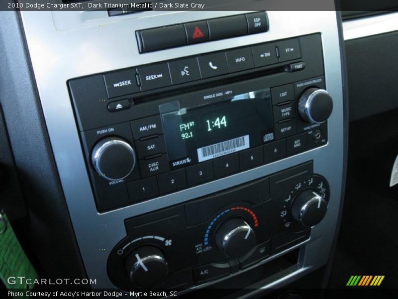 Dark Titanium Metallic / Dark Slate Gray 2010 Dodge Charger SXT