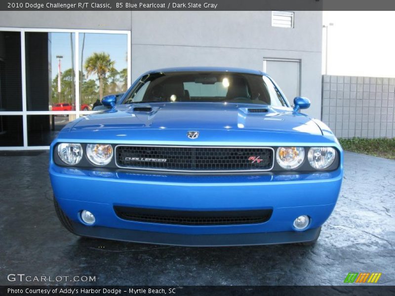 B5 Blue Pearlcoat / Dark Slate Gray 2010 Dodge Challenger R/T Classic
