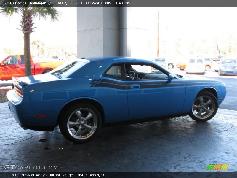 B5 Blue Pearlcoat / Dark Slate Gray 2010 Dodge Challenger R/T Classic