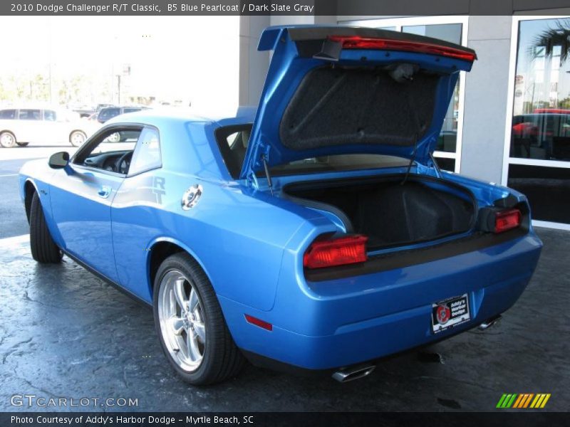 B5 Blue Pearlcoat / Dark Slate Gray 2010 Dodge Challenger R/T Classic