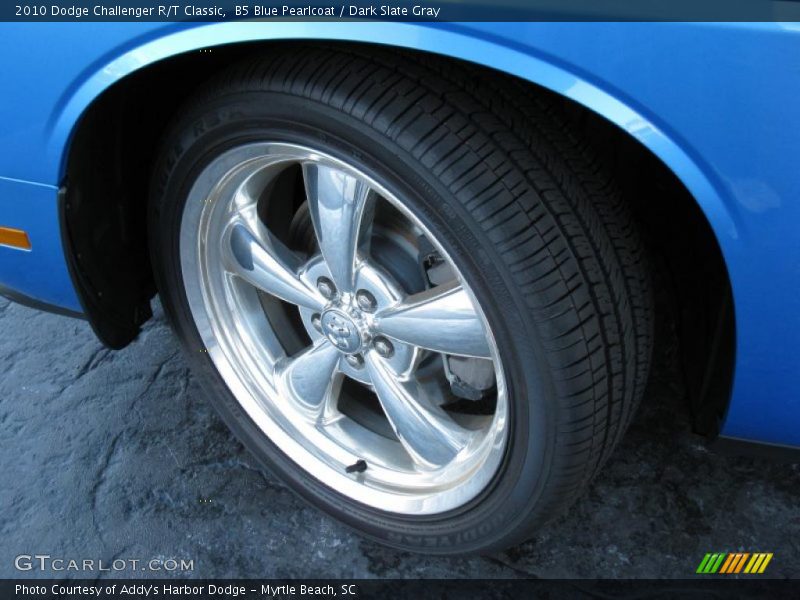 B5 Blue Pearlcoat / Dark Slate Gray 2010 Dodge Challenger R/T Classic