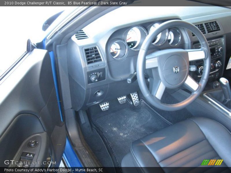 B5 Blue Pearlcoat / Dark Slate Gray 2010 Dodge Challenger R/T Classic