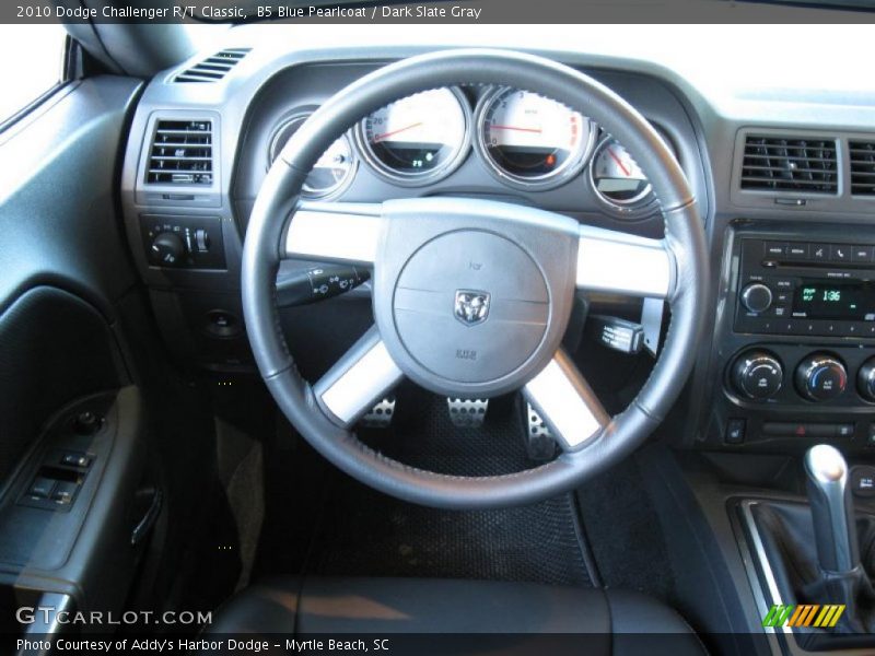 B5 Blue Pearlcoat / Dark Slate Gray 2010 Dodge Challenger R/T Classic