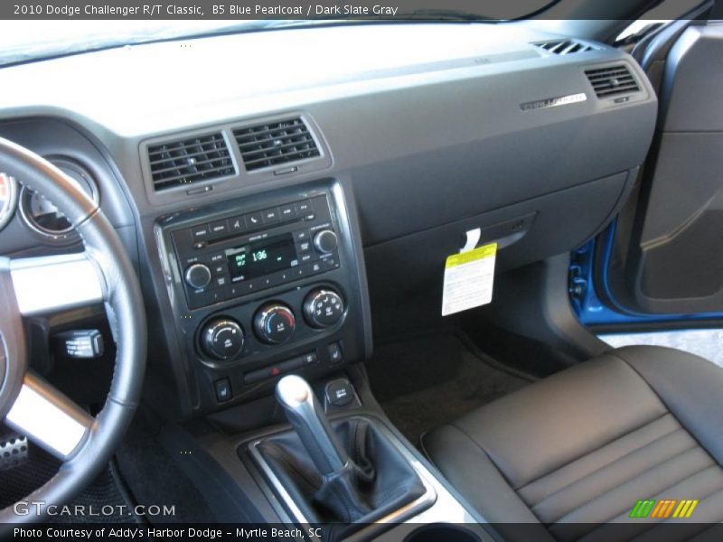 B5 Blue Pearlcoat / Dark Slate Gray 2010 Dodge Challenger R/T Classic