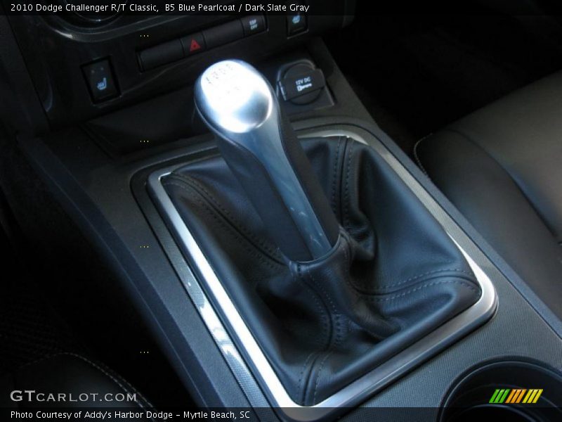 B5 Blue Pearlcoat / Dark Slate Gray 2010 Dodge Challenger R/T Classic