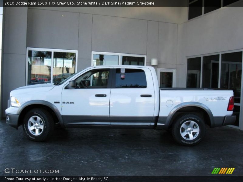 Stone White / Dark Slate/Medium Graystone 2010 Dodge Ram 1500 TRX Crew Cab