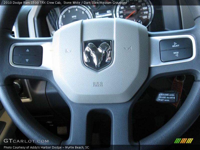 Stone White / Dark Slate/Medium Graystone 2010 Dodge Ram 1500 TRX Crew Cab