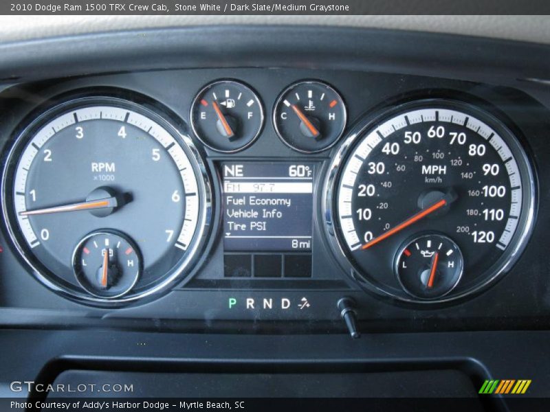 Stone White / Dark Slate/Medium Graystone 2010 Dodge Ram 1500 TRX Crew Cab