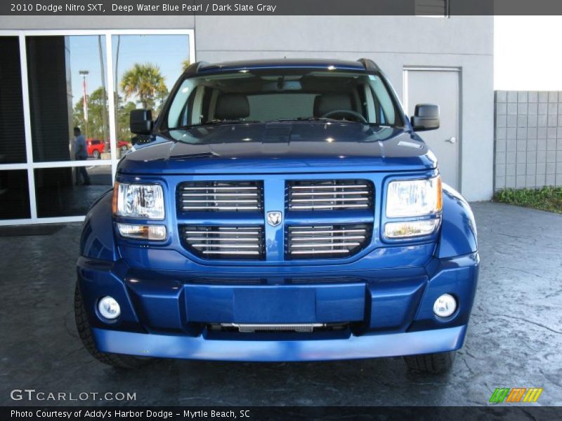 Deep Water Blue Pearl / Dark Slate Gray 2010 Dodge Nitro SXT