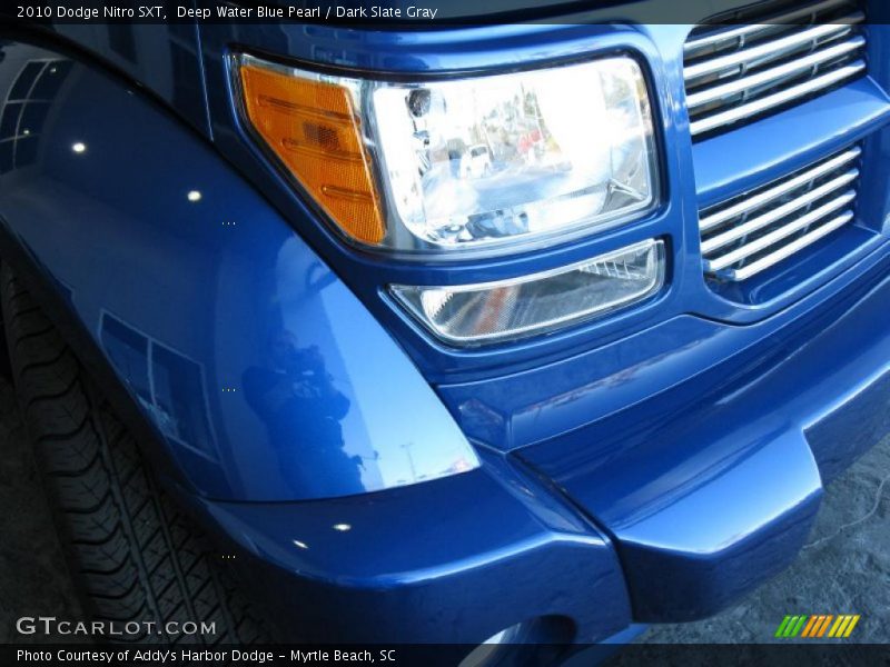 Deep Water Blue Pearl / Dark Slate Gray 2010 Dodge Nitro SXT