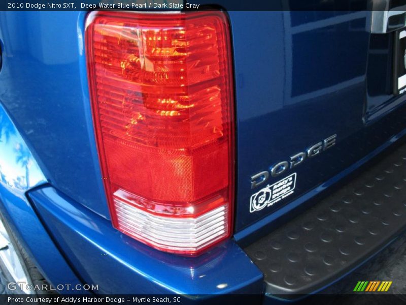 Deep Water Blue Pearl / Dark Slate Gray 2010 Dodge Nitro SXT