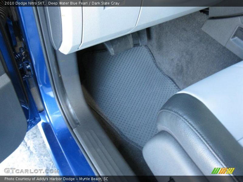 Deep Water Blue Pearl / Dark Slate Gray 2010 Dodge Nitro SXT