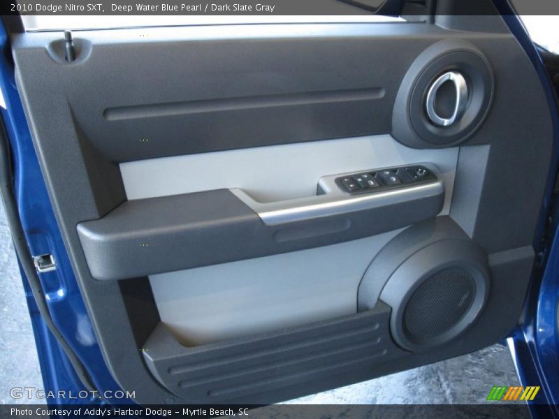 Deep Water Blue Pearl / Dark Slate Gray 2010 Dodge Nitro SXT