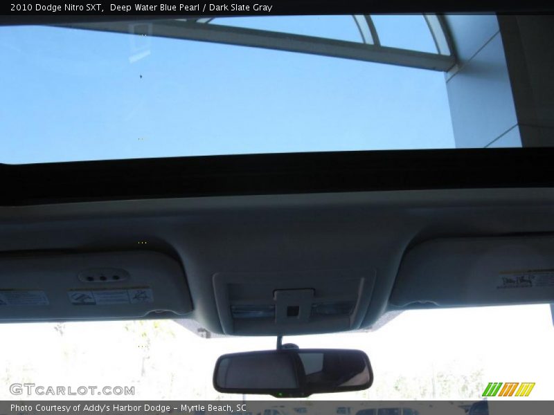 Deep Water Blue Pearl / Dark Slate Gray 2010 Dodge Nitro SXT