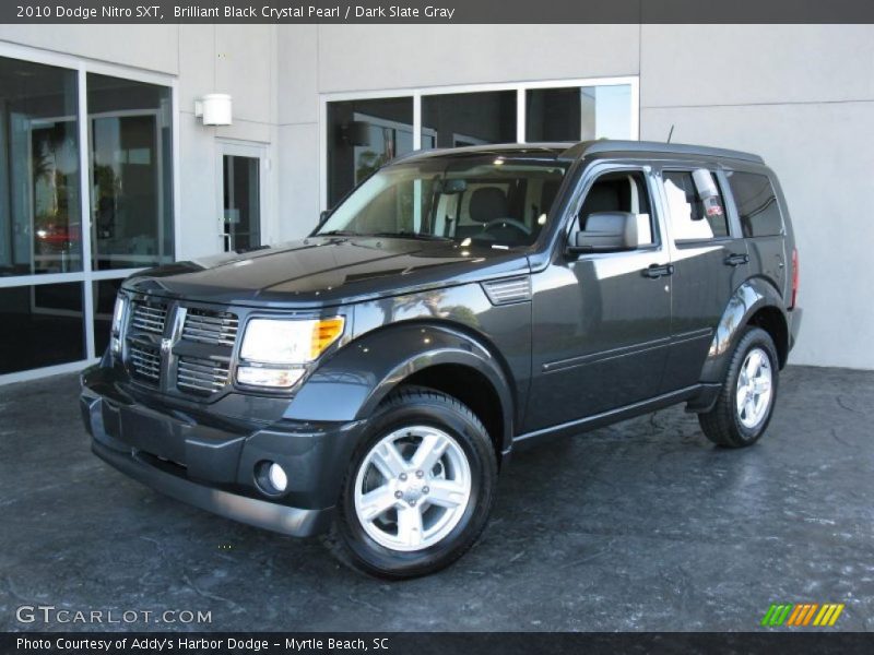 Brilliant Black Crystal Pearl / Dark Slate Gray 2010 Dodge Nitro SXT