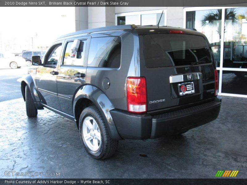 Brilliant Black Crystal Pearl / Dark Slate Gray 2010 Dodge Nitro SXT