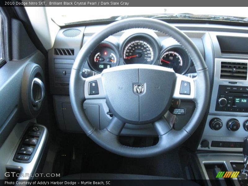 Brilliant Black Crystal Pearl / Dark Slate Gray 2010 Dodge Nitro SXT