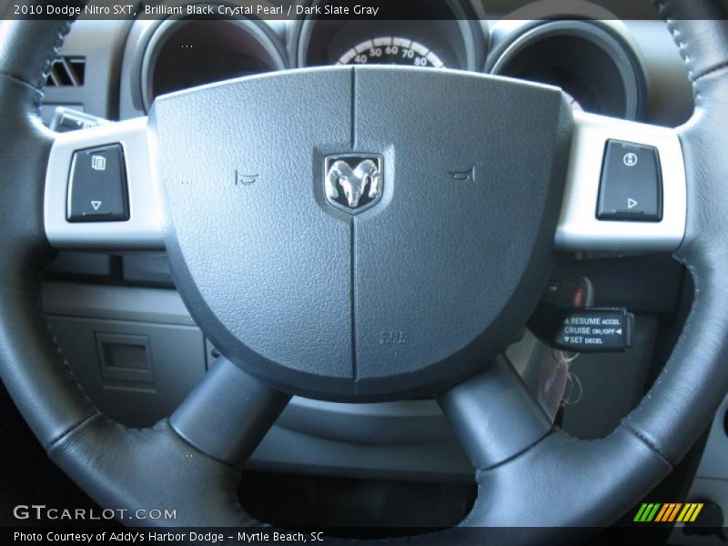 Brilliant Black Crystal Pearl / Dark Slate Gray 2010 Dodge Nitro SXT