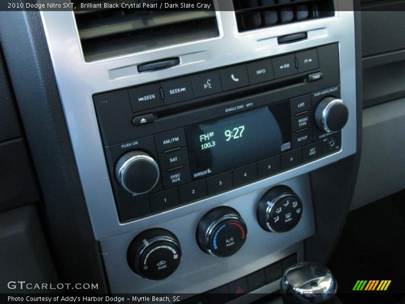 Brilliant Black Crystal Pearl / Dark Slate Gray 2010 Dodge Nitro SXT