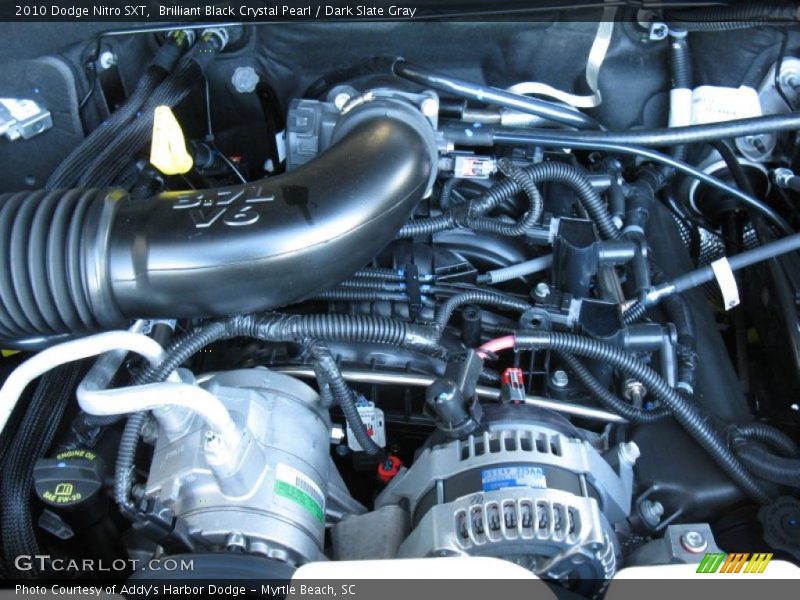 Brilliant Black Crystal Pearl / Dark Slate Gray 2010 Dodge Nitro SXT