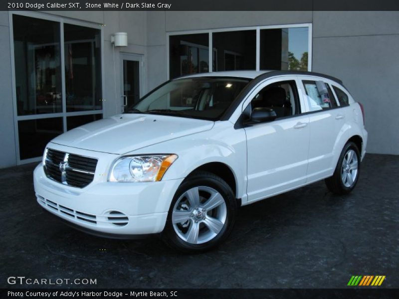 Stone White / Dark Slate Gray 2010 Dodge Caliber SXT