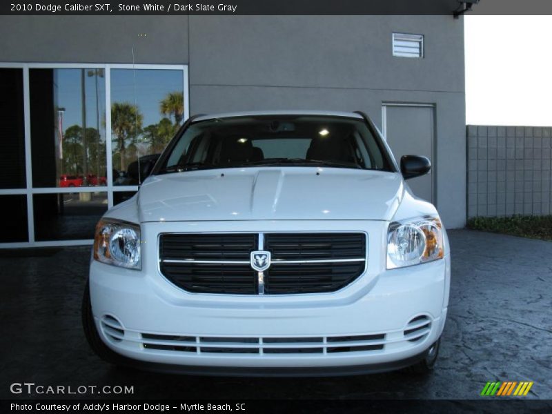 Stone White / Dark Slate Gray 2010 Dodge Caliber SXT