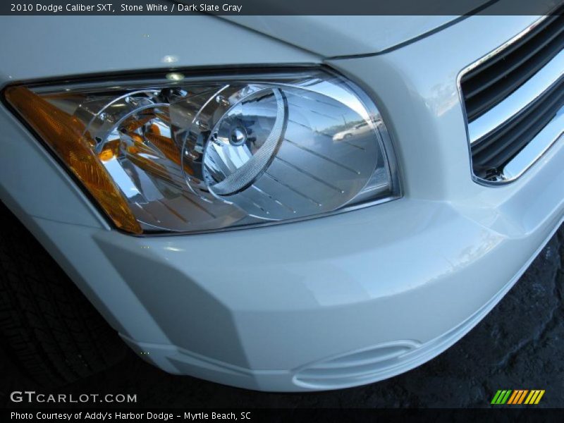 Stone White / Dark Slate Gray 2010 Dodge Caliber SXT