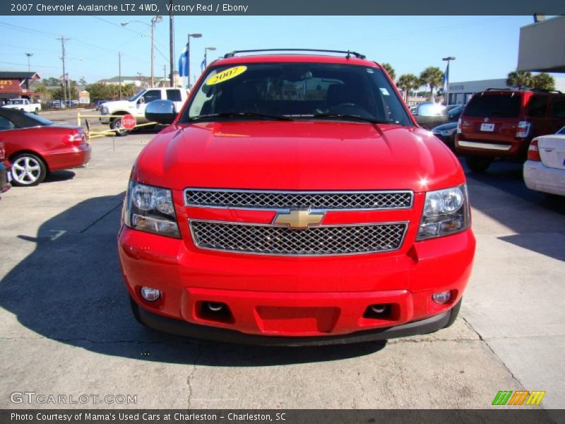 Victory Red / Ebony 2007 Chevrolet Avalanche LTZ 4WD