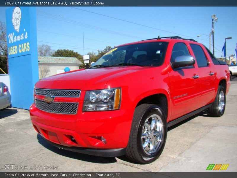 Victory Red / Ebony 2007 Chevrolet Avalanche LTZ 4WD