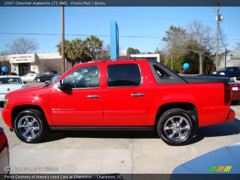 Victory Red / Ebony 2007 Chevrolet Avalanche LTZ 4WD