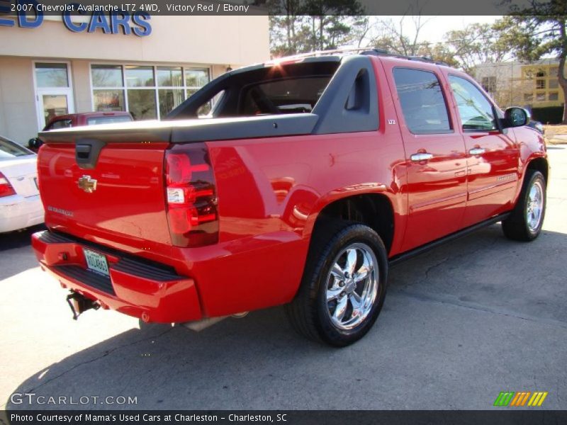 Victory Red / Ebony 2007 Chevrolet Avalanche LTZ 4WD