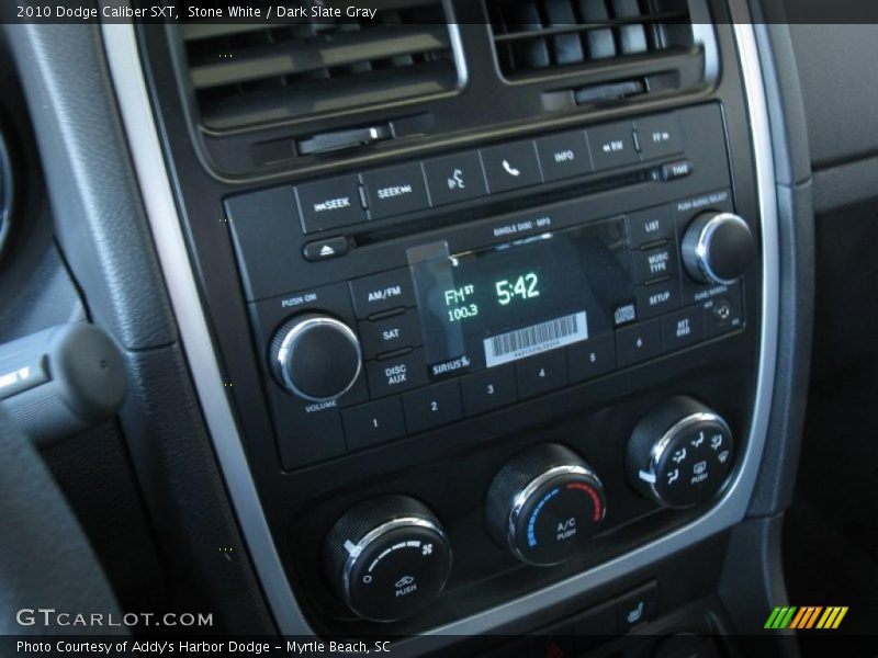 Stone White / Dark Slate Gray 2010 Dodge Caliber SXT