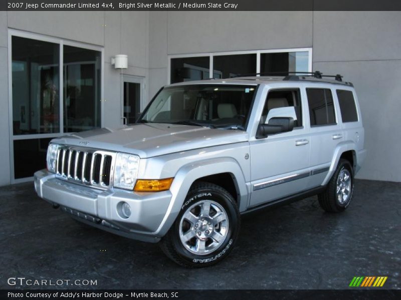 Bright Silver Metallic / Medium Slate Gray 2007 Jeep Commander Limited 4x4