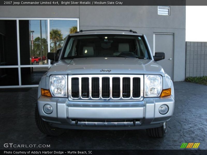 Bright Silver Metallic / Medium Slate Gray 2007 Jeep Commander Limited 4x4