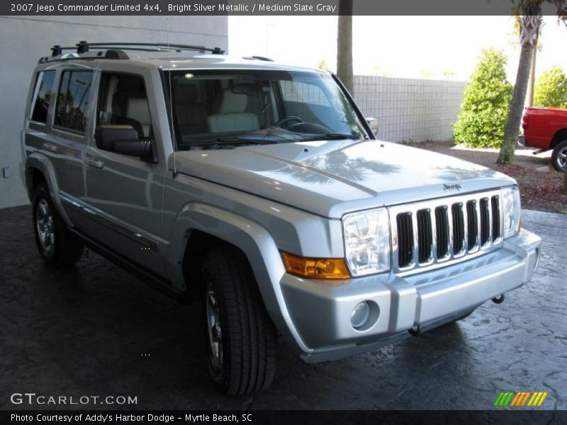 Bright Silver Metallic / Medium Slate Gray 2007 Jeep Commander Limited 4x4
