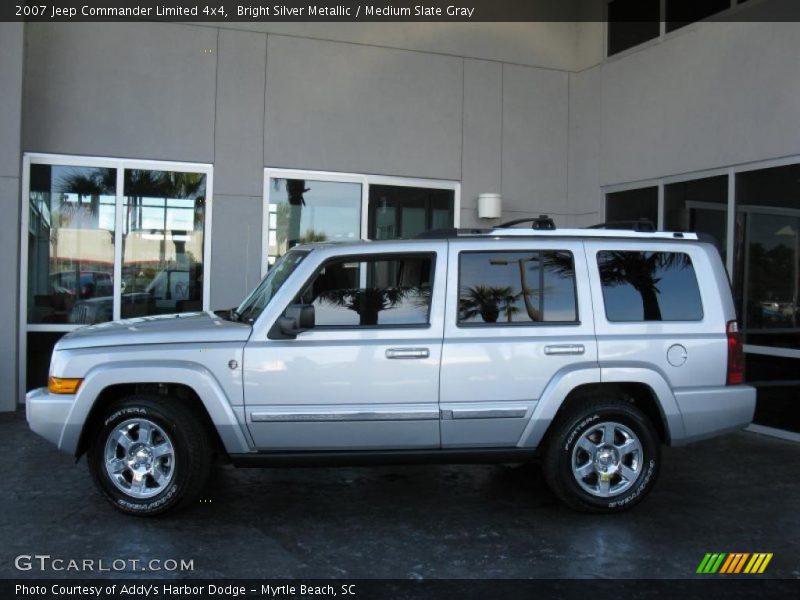 Bright Silver Metallic / Medium Slate Gray 2007 Jeep Commander Limited 4x4