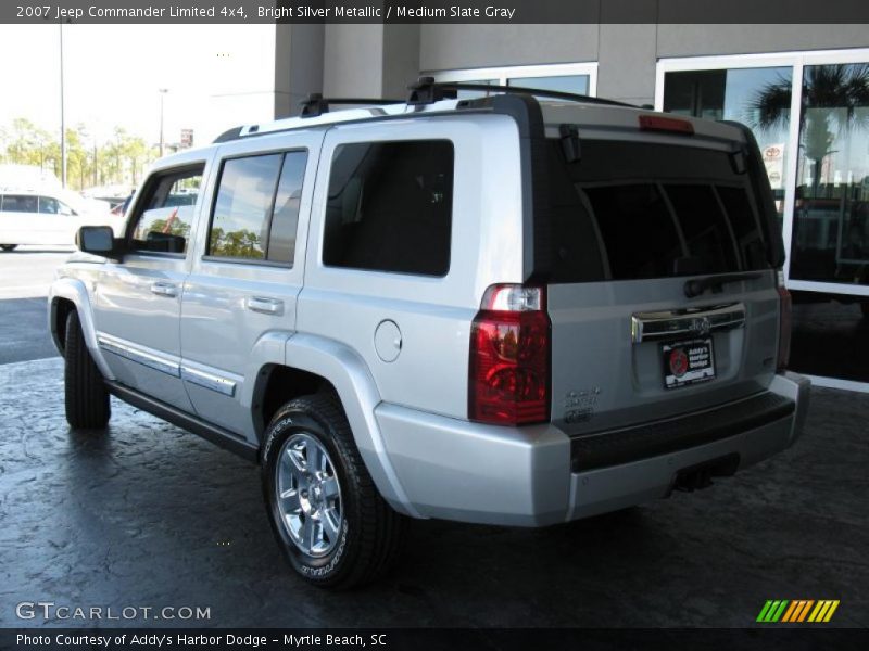 Bright Silver Metallic / Medium Slate Gray 2007 Jeep Commander Limited 4x4