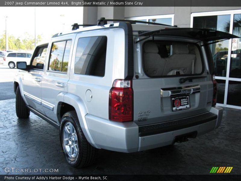 Bright Silver Metallic / Medium Slate Gray 2007 Jeep Commander Limited 4x4