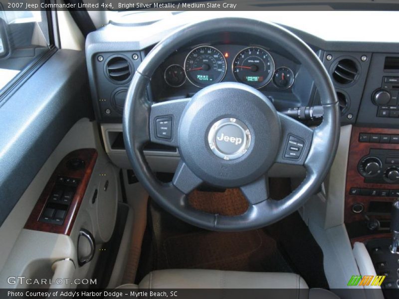 Bright Silver Metallic / Medium Slate Gray 2007 Jeep Commander Limited 4x4