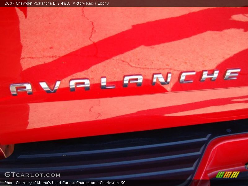 Victory Red / Ebony 2007 Chevrolet Avalanche LTZ 4WD